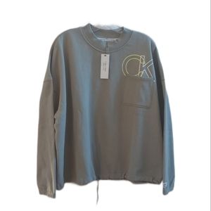Calvin Klein Women's Plus Performance Cropped Sweatshirt